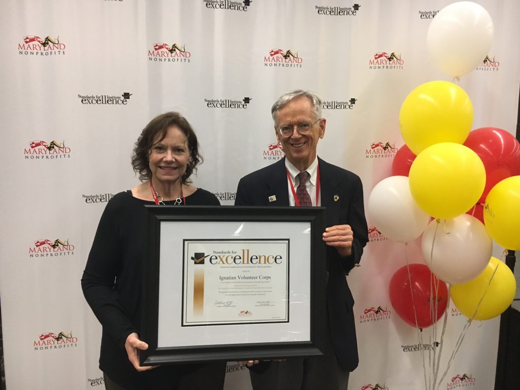 IVC Executive Director Mary C. McGinnity and National Board Member and Standards Committee Chair Kevin Tansey receive Standards of Excellence Award September 2016
