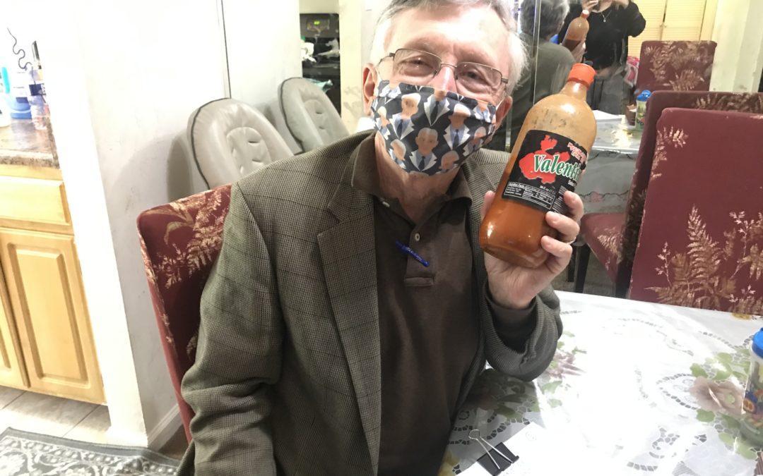 Breaking the ice — with hot sauce?