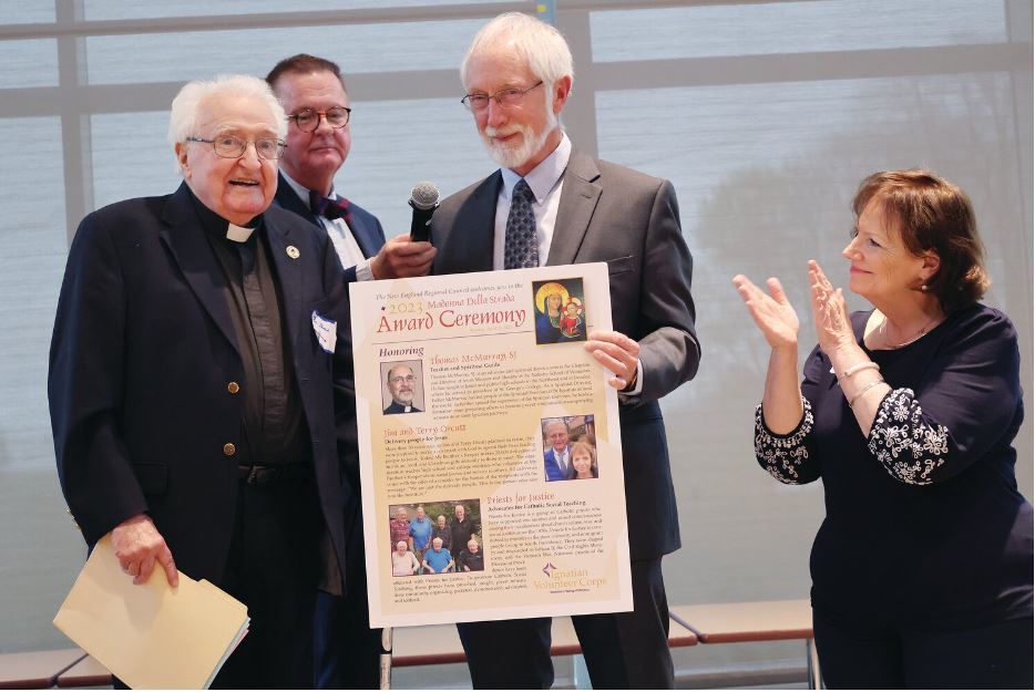 A Band of Brothers – Priests for Justice honored at IVC New England Madonna Della Strada Awards